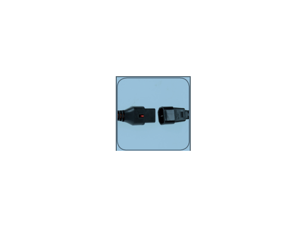 LinkIT Strømkabel C13/C14 C13 - C14 | IEC lock | Svart 