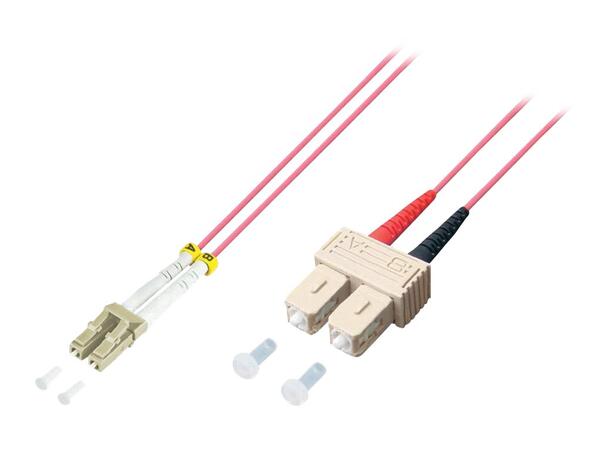 LinkIT fiber patch OM4 LC/SC 2m Duplex | MM | LSZH 