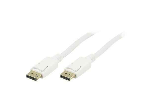 LinkIT DisplayPort kabel Vit M-M 3 m 4K x 2K@60Hz 28 AWG svart version 1.2