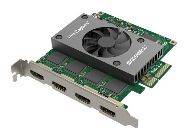 Magewell Pro capture quad HDMI FH PCIe x4, 4-CH HDMI 