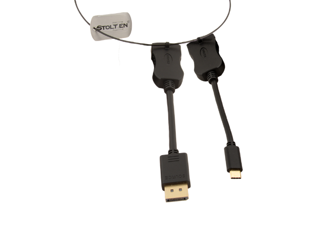 Stoltzen Nyx Cable 2 + Lightning MiniDP| USBc + Lightning 