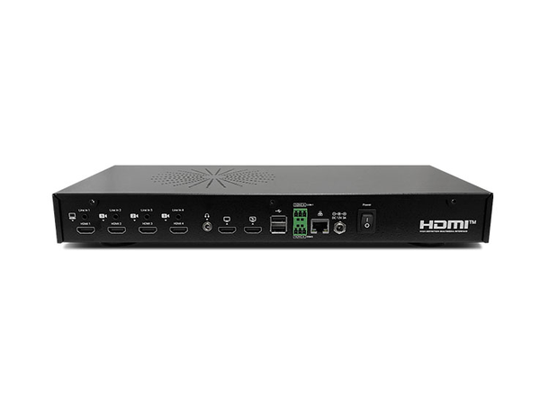 AREC MEDIA STATION LS-860N 4xHDMI in, NDI-HX, Mixed/Original videos 