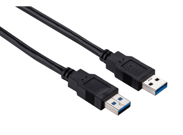 Elivi USB 3.0 A till A kabel 1m M/M | 3.0 | Svart 