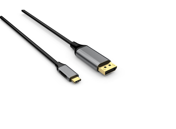 Elivi USB C till DisplayPort kabel 2m Svart, 4k@60hz 