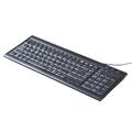 KENSON Keyboard Spacesaver Black | USB | Nordic keys