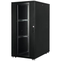 Lande Server cab. Black 36U W600xD1000 DYNAmax|1000kg|w/perf. doors front/rear
