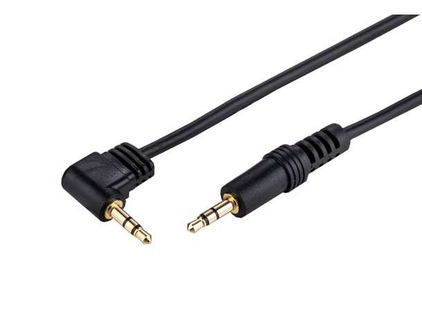 LinkIT Audio minijack 3.5mm M-M 10m 90 ° angled plug at one end