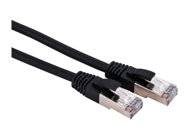 LinkIT Patch S/FTP Cat6a Svart 7m AWG 26/7 | LSZH | Snagless 