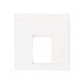Siemon ZMax Faceplate 1-port Max|45x45mm|White