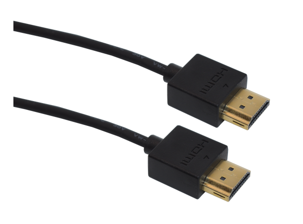 Stoltzen NANO HDMI 2.0 4K@60 3 m Låsing | 18Gbps | Flexibel | PVC 