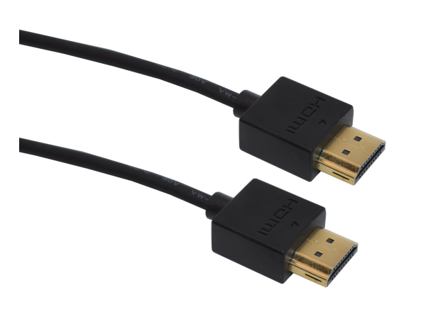 Stoltzen NANO HDMI 2.0 4K@60 3 m Låsning | 18Gbps | Flexibel PVC