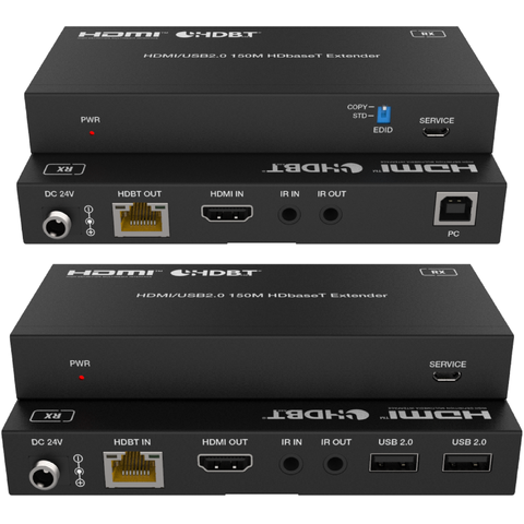 Stoltzen SHE625 HDBaseT™ KVM 4K60 Kit 18Gbps | USB2.0 | 150/120m | PoC