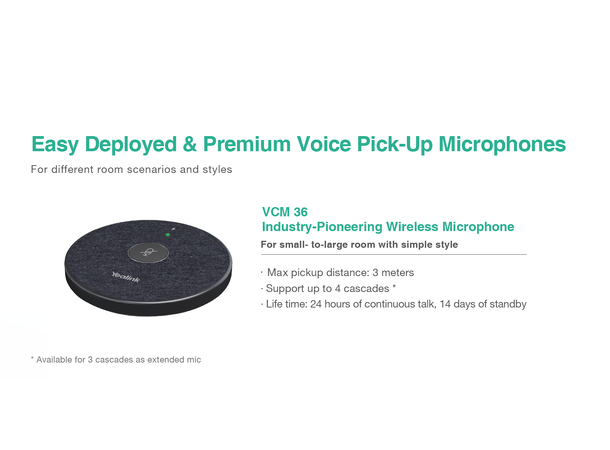 Yealink VCM36-W wireless microphone 