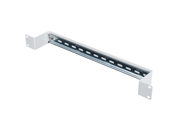 Lande 19" DIN mounting rail Grey 1U Depth 55mm|Detachable DIN-rail 
