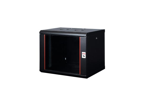 Lande PROline 19" 7U-20U W600xD600 | w/glass door | Black 
