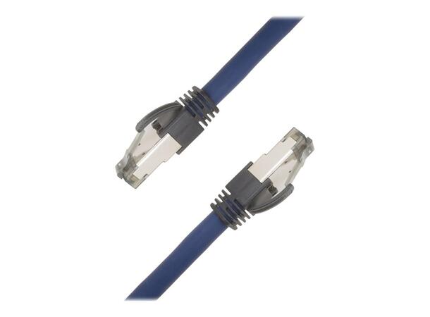 LinkIT Patch S/FTP Cat8.1 Blå 15m AWG 24/7 | LSZH | 8mm 