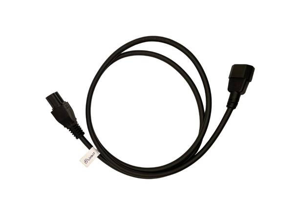 LinkIT Power Cable C15/C14 black 0.5m Black| 3 x 1.50mm² | LSZH 