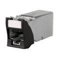 Siemon ZMax Outlet Cat.6A T568A/B|Toolless|White|Shielded