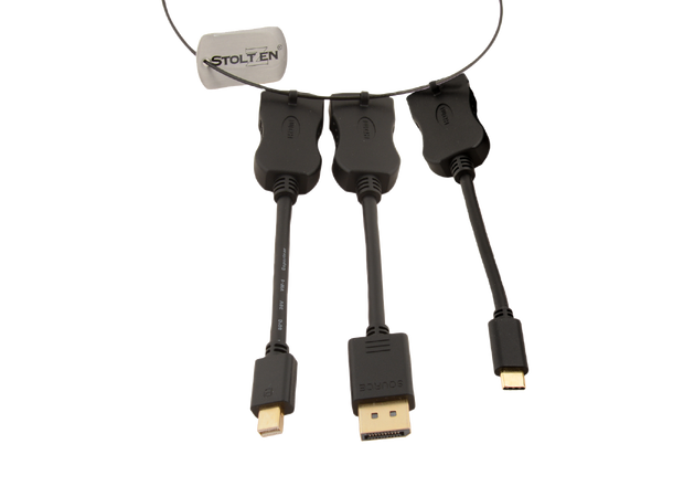 Stoltzen Nyx Adapter Ring Cable 3 4K USB-C | DP| MiniDP - 4K60 