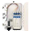 LinkIT FTTH Distribution box 4 cores IP65 | For 4 fiber adapters