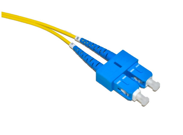 LinkIT Fiberpatch OS2 SC-APC/SC-UPC Duplex APC SM OS2 9/125 LSZH G657A2 Gul 