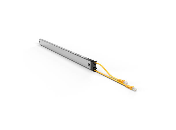 PATCHBOX Plus+ LR Cassette STP YELLOW Cat.6A - 2.5m (0.7) - 46RU - Depth 600mm 
