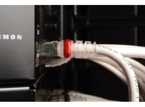 Siemon Patch Cable Cat.6A S/FTP White Clear Boot| LSZH 