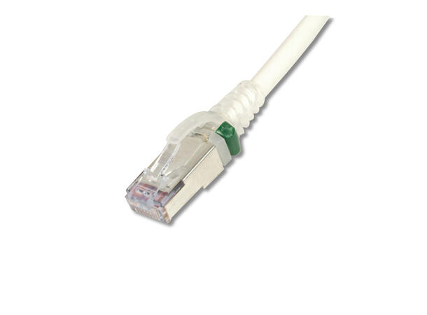 Siemon Patch Cable Cat.6A S/FTP White Clear Boot| LSZH 