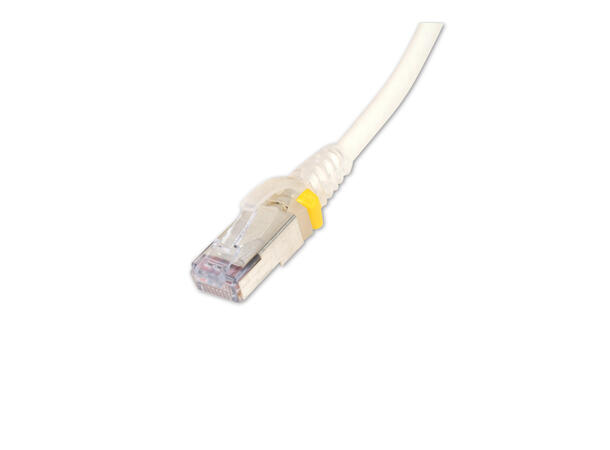 Siemon Patch Cable Cat.6A S/FTP White Clear Boot| LSZH 