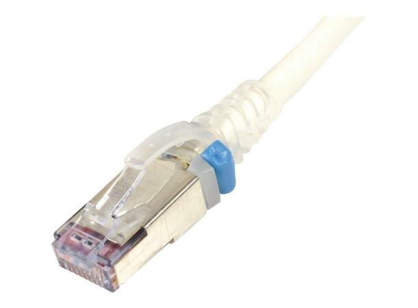 Siemon Patchkabel Cat.6A S/FTP Vit Clear Boot, LSZH 