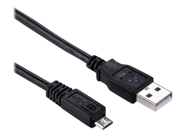 Elivi USB A till Micro B kabel 0,5 m 2.0, Svart