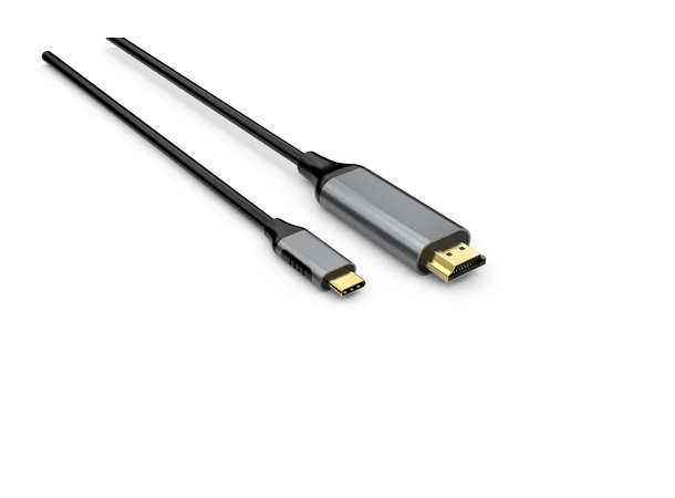 Elivi USB C til HDMI kabel 2 meter Svart, 4k@60hz 