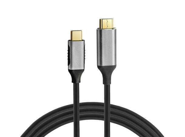 Elivi USB C til HDMI kabel 2 meter Svart, 4k@60hz 