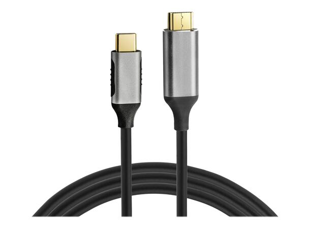 Elivi USB C til HDMI kabel 2 meter Svart, 4k@60hz 