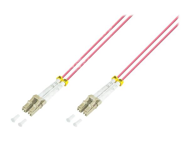 LinkIT fiber patch OM4 LC/LC 0.5m Duplex | MM | LSZH 