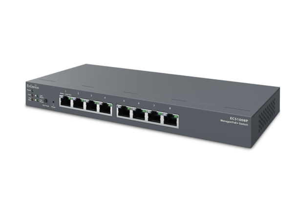 Engenius ECS1008P Cloud Managed Switch 8-Port 1G | 8xPoE+ 55W 