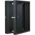 Lande Rear Frame 12U D150 Black PROline/NETbox | Hinged Swing Frame