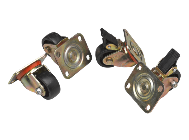 Lande hjulsett til gulvskap Sparepart | 4 pcs. | hjul 