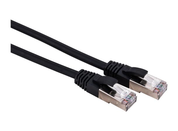 LinkIT Patch S/FTP Cat6 Svart 3m AWG 27/7 | LSZH 