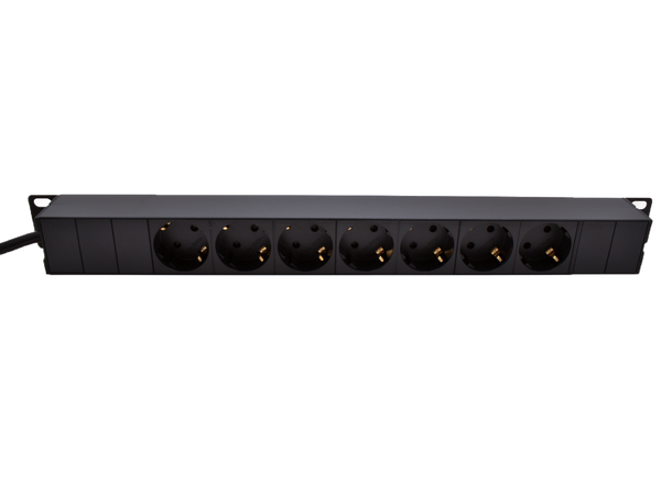 Elivi Strømskinne 7 uttak 3m For rack/bord/veggmontering 