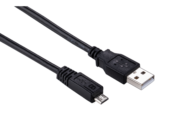 Elivi USB A till Micro B kabel 5 meter 2.0, Svart