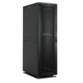 Lande Server cab. Black 47U W600xD1000 DYNAmax|1000kg|w/perf. doors front/rear
