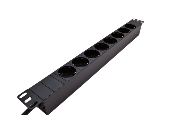 LinkIT 19" PDU 8xCEE 7/4 CEE 7/7| u/switch| 2.0 m| 16A 3600W 