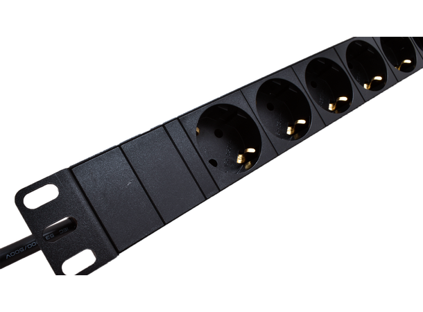 LinkIT 19" PDU 8xCEE 7/4 CEE 7/7| u/switch| 2.0 m| 16A 3600W 