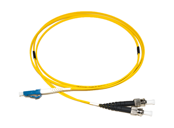 LinkIT Fiberpatch OS2 LC/ST Gul Duplex UPC SM OS2 9/125 LSZH G657A2 