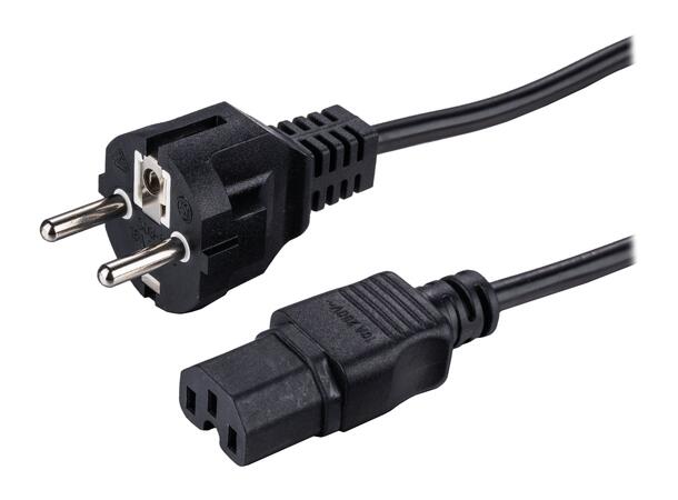 LinkIT Power Cable CEE7/7 - C15 black 5m LSZH | 1.00 mm² 
