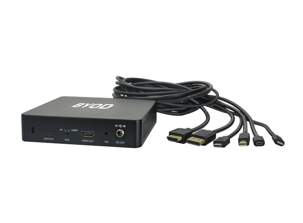Stoltzen BYOD Presentation Switcher Lightning,USB-C,MiniDP,DP,HDMI,MicroHDMI 