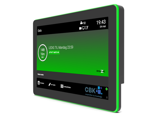 Stoltzen Metis Møteromsbooking 10" v2 LifeTimeLisens, 10" 1052T Panel & feste 