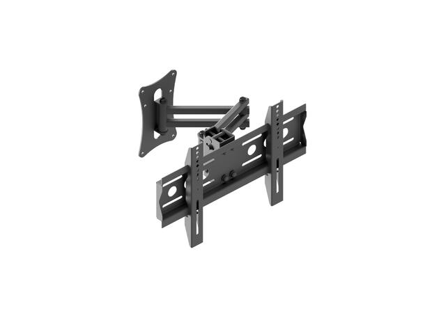 EDBAK LWS1 Veggfeste svingarm 26-40" -2/14° tilt Komplett sett 
