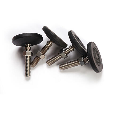 EDBAK RF1 Rubber Feet for TR Series Replaces wheels on all TR trolleys